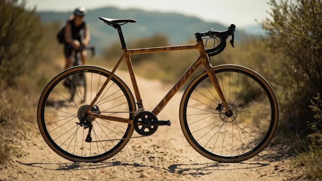 Un cadre en bois pour courir en gravel